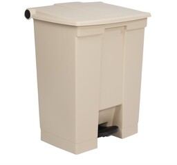 Rubbermaid Kosz pedałowy Step On Beige 68L