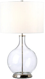 Lampa stołowa Orb ORB-CLEAR-PN-WHT - Elstead