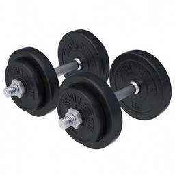 2x 10kg hantle regulowane winylowe, bitumiczne 30mm Gorilla