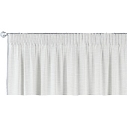 Lambrekin na taśmie marszczącej, ecru, 130 x 40