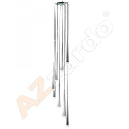 AZzardo Lampa wisząca Stylo 8 AZ0257 chromowana oprawa