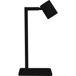 Light Prestige Czarna lampa stojąca Snow metalowa ruchoma
