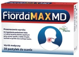 FIORDA MAX MD, 30 pastylek do ssania