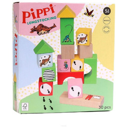 Klocki drewniane Pippi