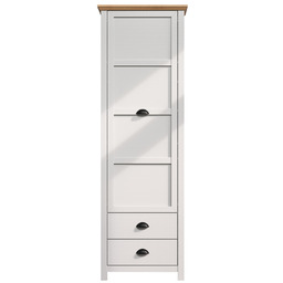 Szafa jednodrzwiowa jasnoszara / dąb artisan mat 65