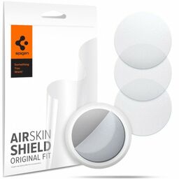 Spigen Folia AirSkin Shield 4-Pack do AirTag, matowo-przezroczysta