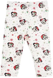 Białe spodnie niemowlęce Disney Baby Myszka Minnie rozmiar