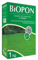 BIOPON Nawóz do trawnika z mchem 1kg granulat