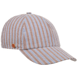 Czapka Rosie Seersucker Stripes by Mayser, jasnobrązowy, cm