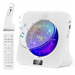 Przenośny Odtwarzacz CD Obsługuje Cd/bluetooth/radio Fm/usb/aux/kartę Sd