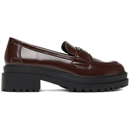 Nine West Loafersy Damskie Brązowy CEO-KARIMA-01 Brązowy