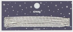Sinsay - Naszyjnik choker - Srebrny