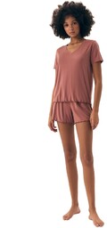 Piżama damska Noves 43022 mauve