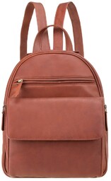 Skórzany plecak damski Visconti V-01433 brązowy