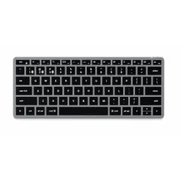Satechi Slim X1 space gray Szary Klawiatura membranowa