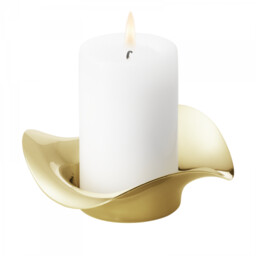Georg Jensen COBRA Świecznik 13 cm Złoty
