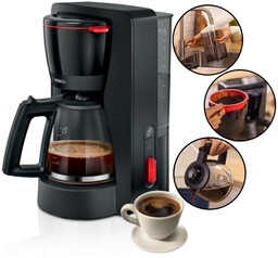 Ekspres przelewowy Bosch MyMoment TKA3M133 Szklany dzbanek 1,4l