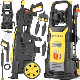Myjka Ciśnieniowa Stanley 2500W Aluminiowa Pompa 300BAR Zwijacz