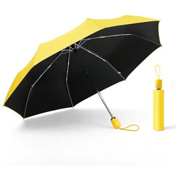 Parasol damski składany automatyczny żółty