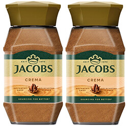 2x Kawa rozpuszczalna Jacobs Crema 200g (razem 400g)