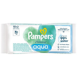 PAMPERS Chusteczki nawilżane Harmonie Aqua (10 szt.) Zyskaj