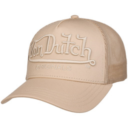 Czapka Trucker Originals by Von Dutch, beżowy, One