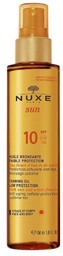 Nuxe Sun SPF10 - brązujący olejek do opalania