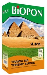 BIOPON Trawa na tereny suche 1kg - mieszanka
