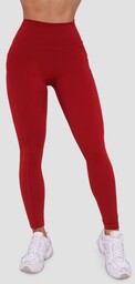 GymBeam Damskie leginsy Ignite Dark Red