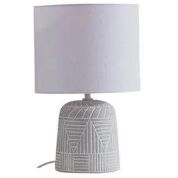 Lindby - Thalassia Lampa Stołowa Ø26 Grey/White