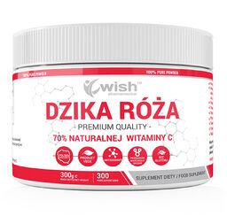 Wish Dzika Róża, 70% naturalnej witaminy C, proszek,