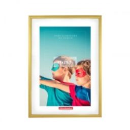 Ramka na zdjęcia 50x70 aluminiowa złota MEMOBE /RZ75AL/ZL/