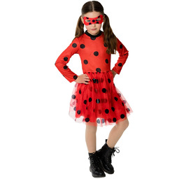 Rubie''s - Sukienka Tutu Miraculous Biedronka - Rozmiar