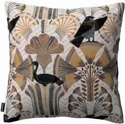 Poszewka Kinga na poduszkę, abstrakcyjny beżowo-brązowy wzór, 50