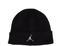 Czapka zimowa Air Jordan Beanie Cuffed Czarna -