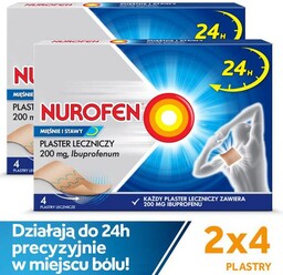 Zestaw 2x Nurofen Mięśnie i Stawy PLASTRY, 4