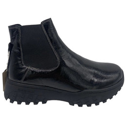 Buty damskie czarne lakierowane botki WODEN Elena Patent