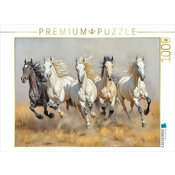CALVENDO Puzzle Koń wyrażający dynamikę i siłę 1000