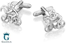 Spinki do mankietów Rowerzysta - Kolarz X2 N014