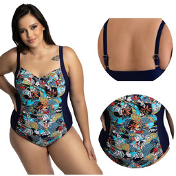 Strój Kąpielowy 46 48 50 4Xl Plus Size