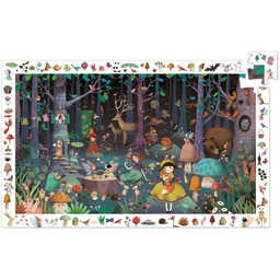 Djeco, puzzle, Zaczarowany Las - Puzzle Obserwacyjne, 100