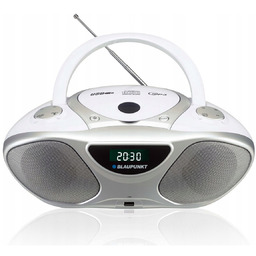 Radio sieciowo-bateryjne Blaupunkt BB14WH Fm CD usb biało