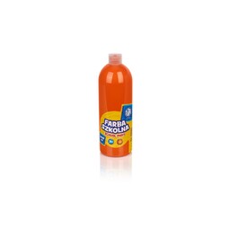 Farba szkolna plakatowa Astra 1000 ml - Pomarańczowa