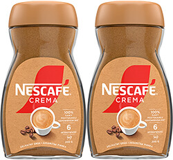 2x Kawa rozpuszczalna Nescafe Crema 200g (razem 400g)