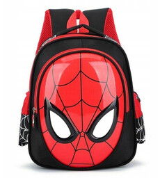 Plecak szkolny dla chłopca, Spider-Man, czarny, K&M