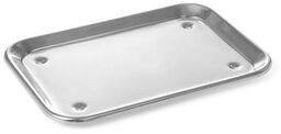 Taca ekspozycyjna z nóżkami - 240x170 mm, stalowa