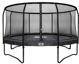 Salta, Premium Black Edition Combo, Trampolina, Czarny, 366