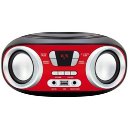 MANTA Radioodtwarzacz/Bombox MM9210BT Chilli Premium Czerwony, Bluetooth 5.0,