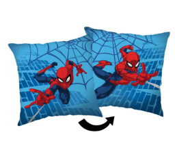 Jerry Fabrics Poduszka dziecięca 40x40 Spider-Man niebieska 05