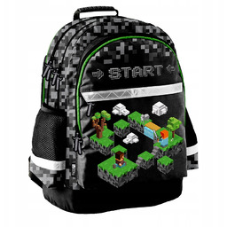 Plecak Szkolny Minecraft Dla Chłopaka Piksele Pixel Game